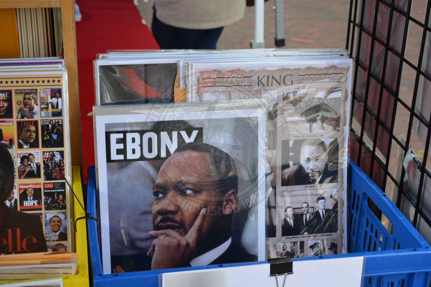 Martin Luther King, Jr. Memorabilia display