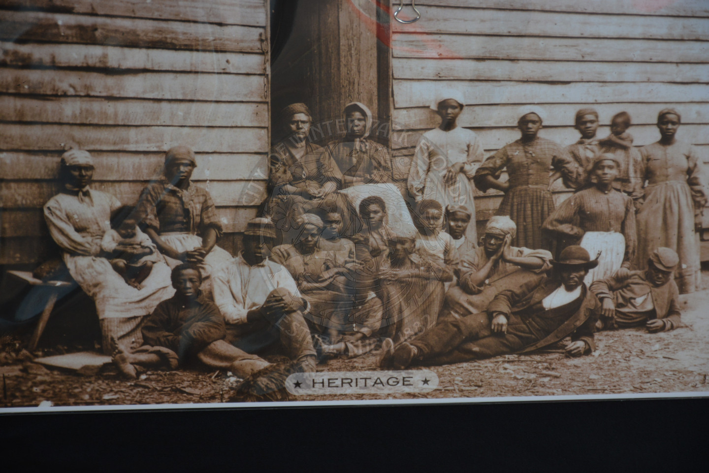 Vintage photo titled "Heritage"