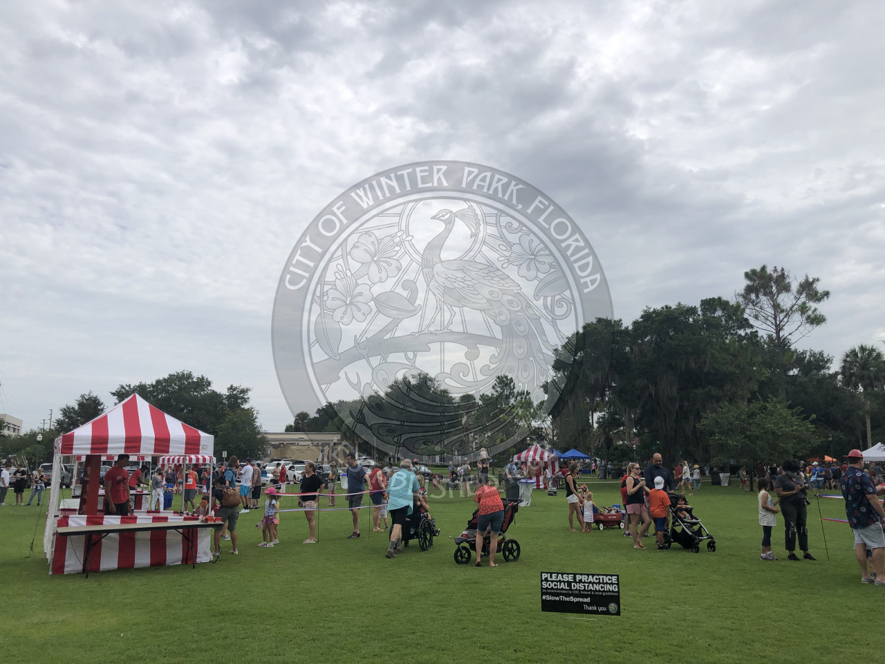 kids zone at the fourth of July event