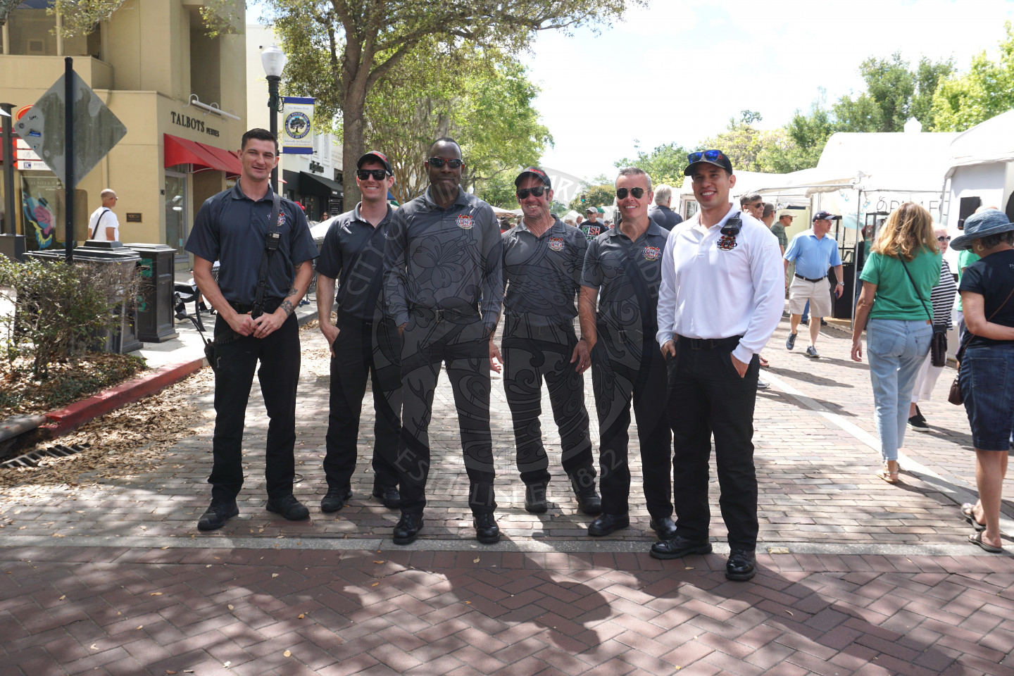 a group picture of all male fireighters
