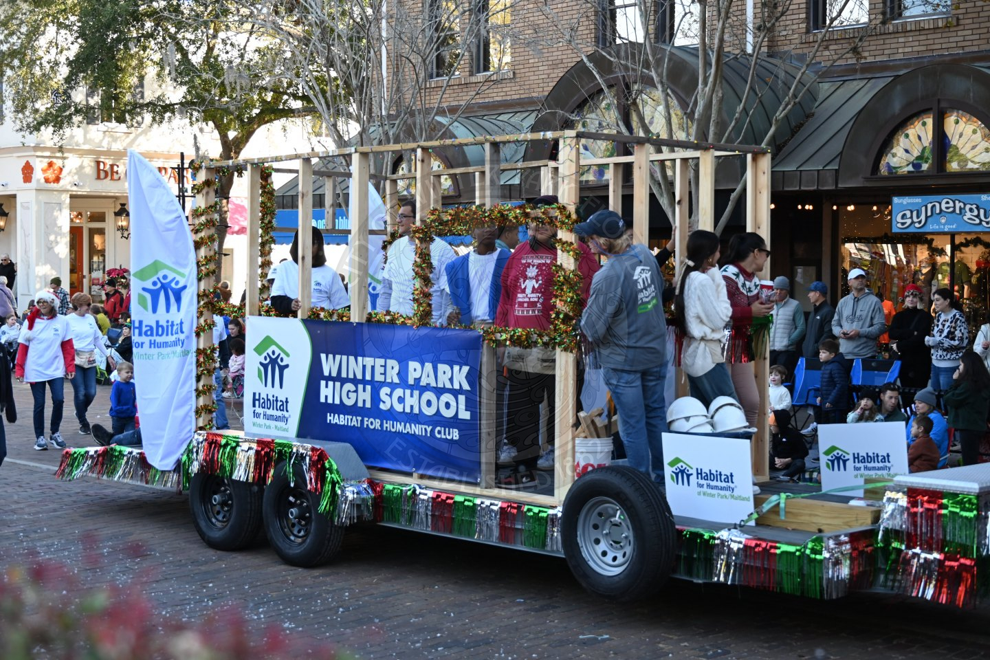 Winter Park High School Habitat for Humanity trailer.