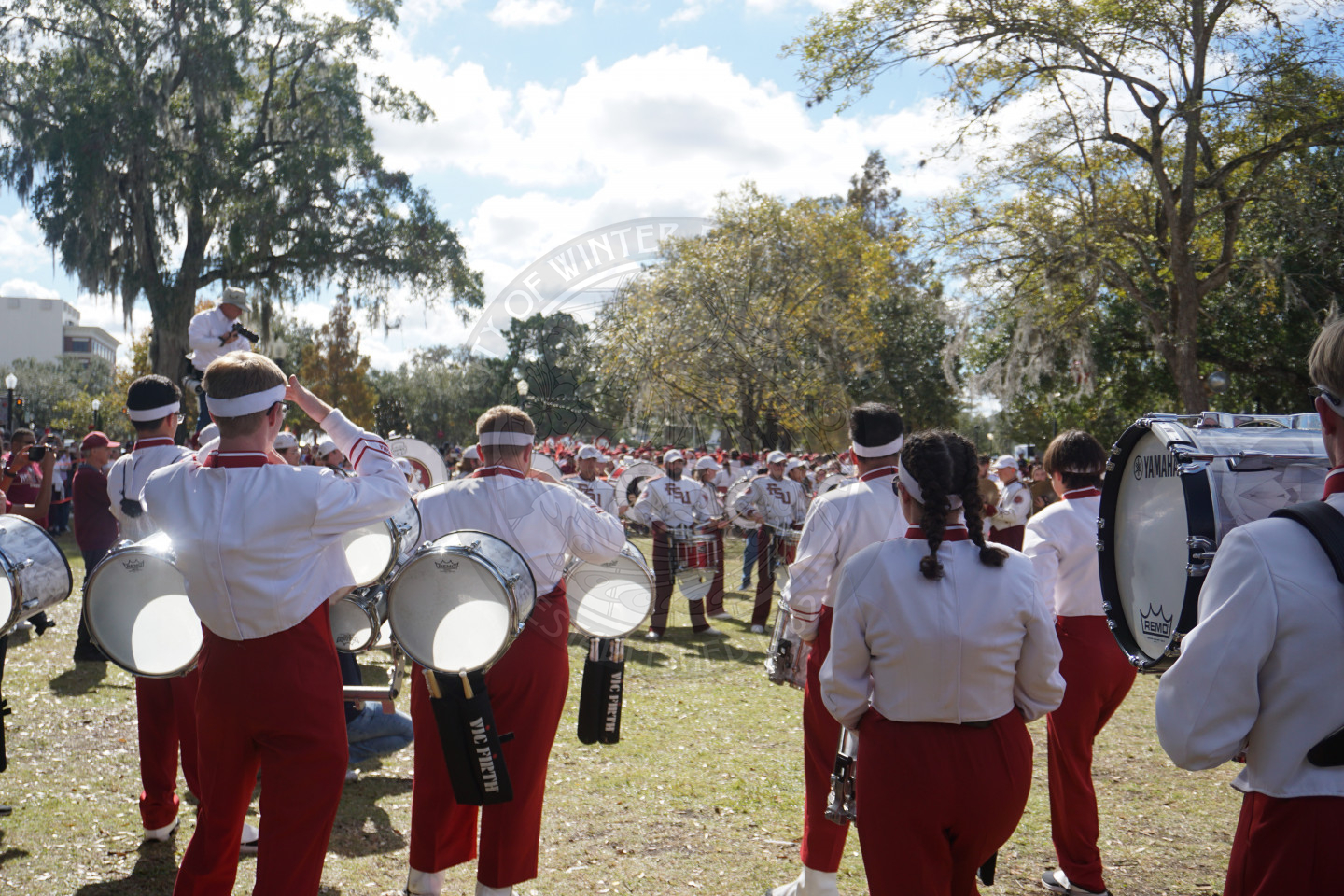 OU and FSU drumline battling it out