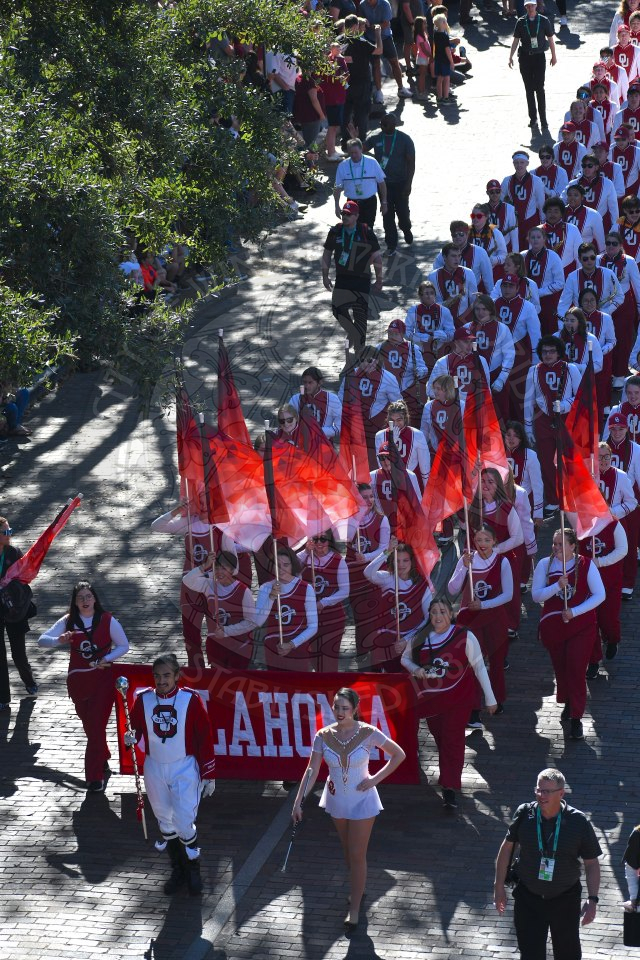 OU band marching down Park Avenue