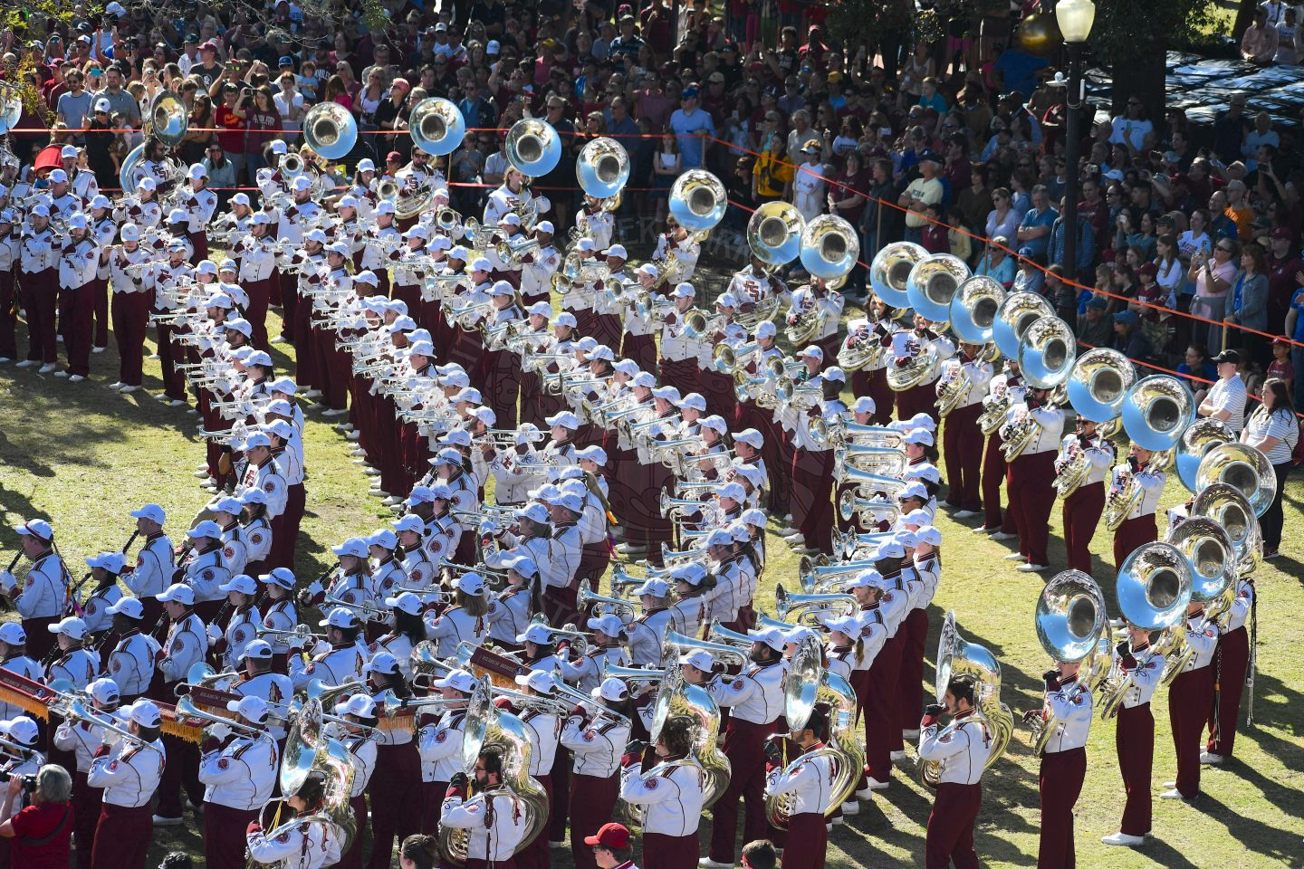 FSU band peforming