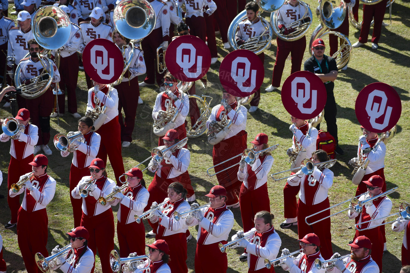 OU tubas performing