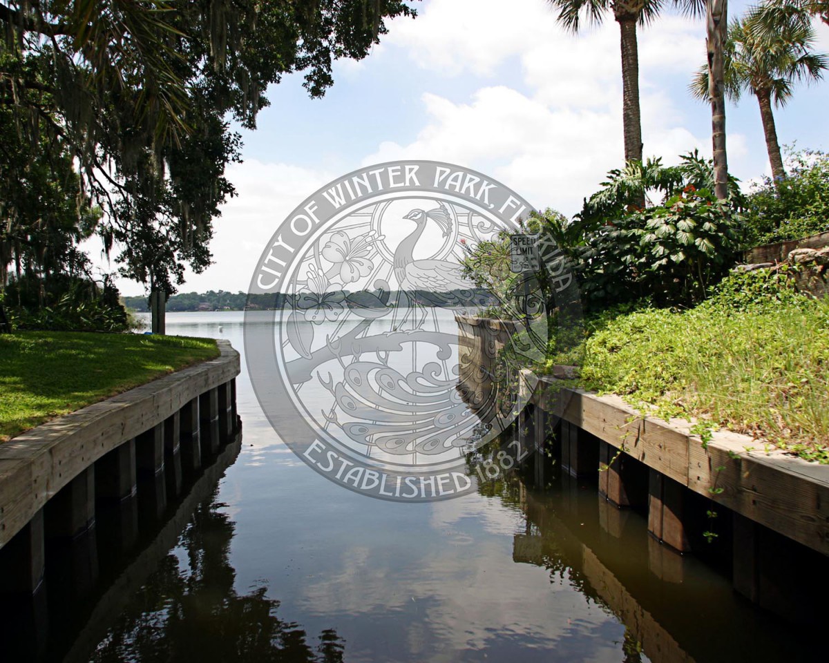 Canal entrance into Lake Virginia