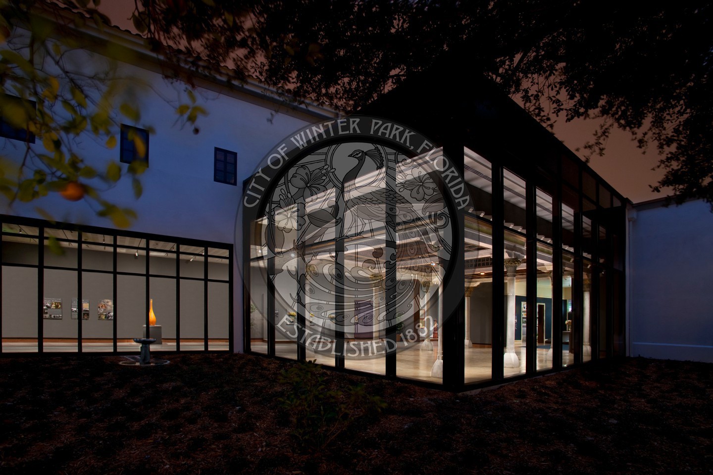 Charles H. Morse Museum Daffodil Terrace exterior view