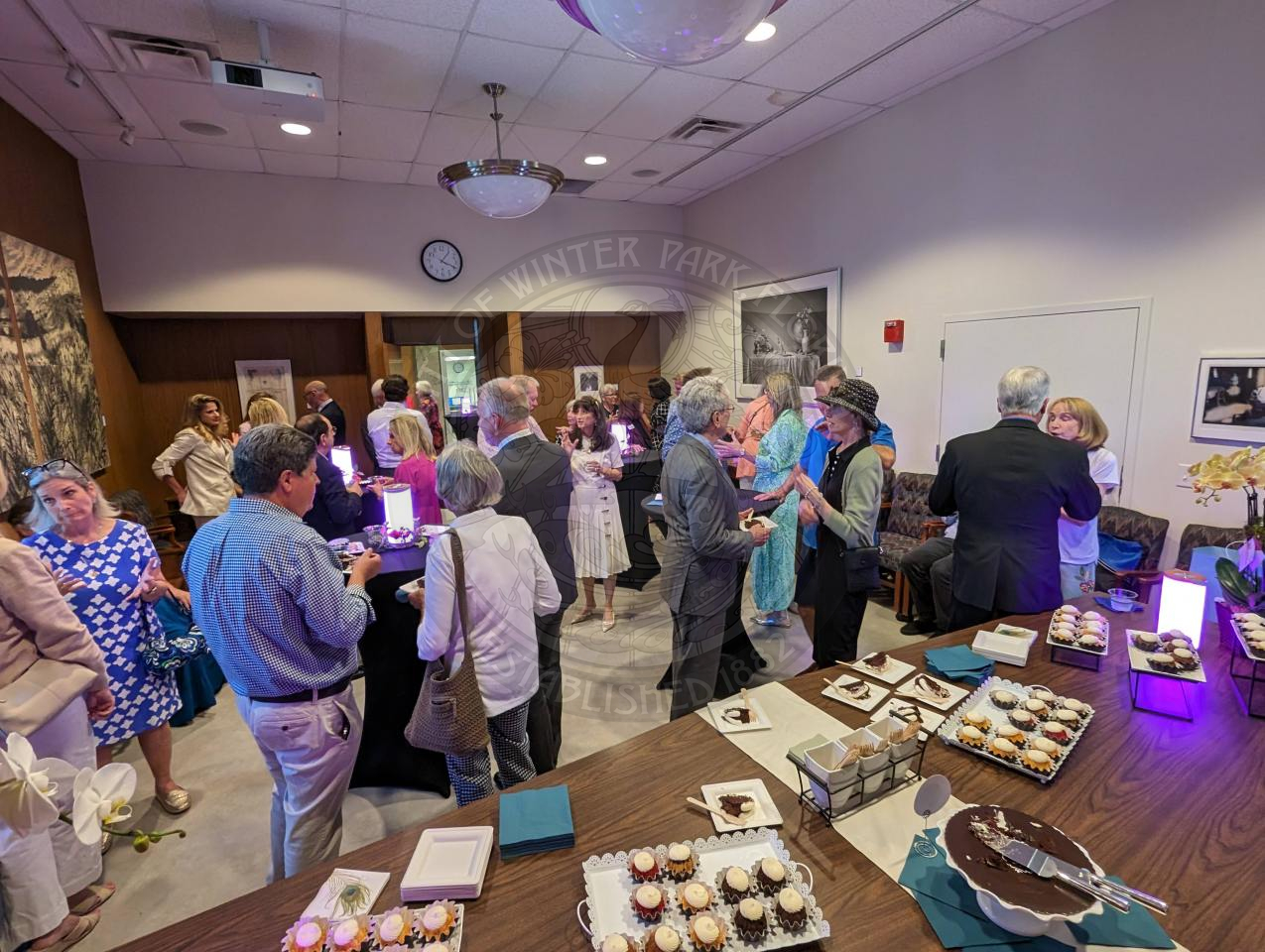 View of the reception in honor of Sheila DeCiccio becoming Mayor.