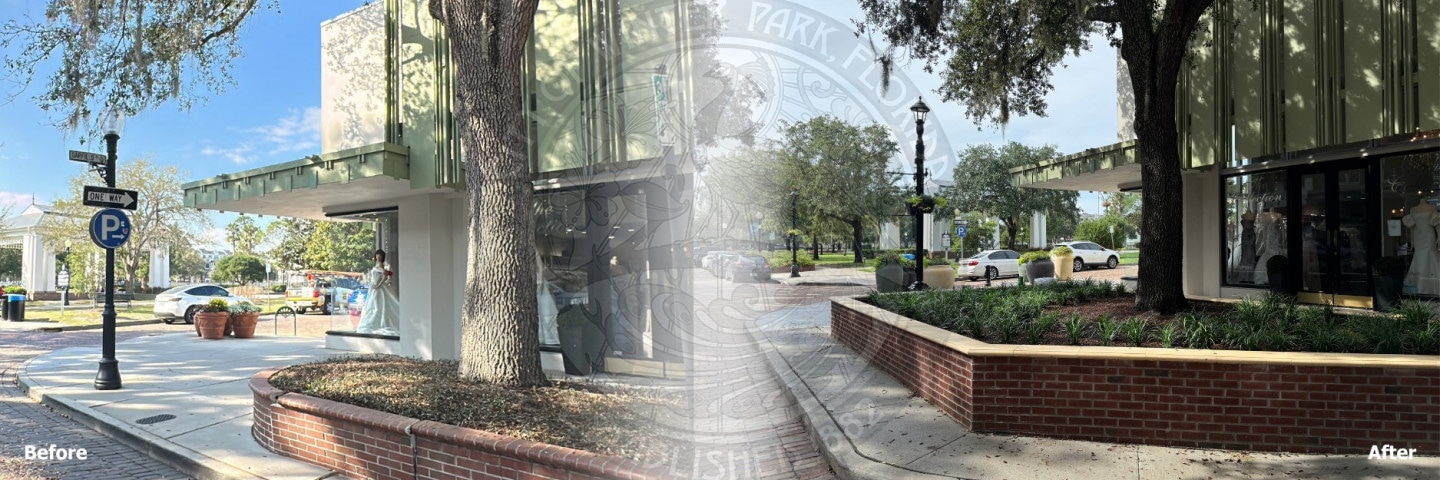 Park Ave Refresh Before &amp; After - Bridal Corner (2)
