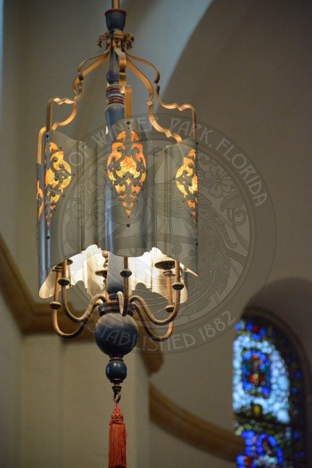 Close up shot of a beautiful chandelier