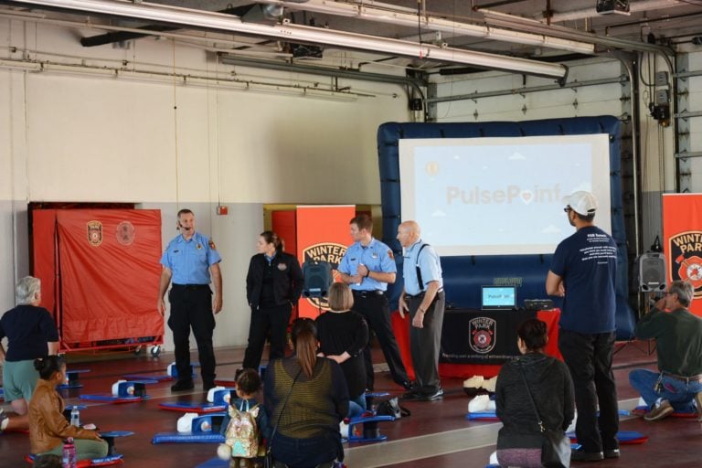 Hands-Only CPR Training with Winter Park Fire-Rescue Department