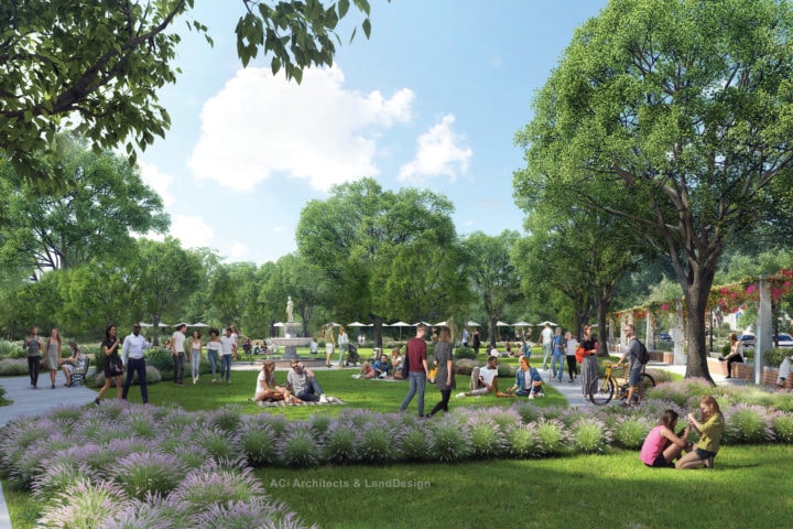 streetview rendering of future park