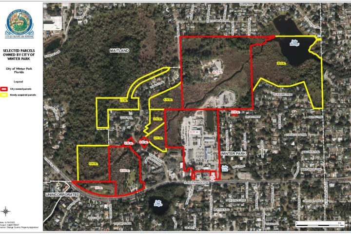 Howell Branch Preserve Project Parcel Map