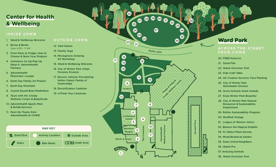 map of event and coinciding listings 