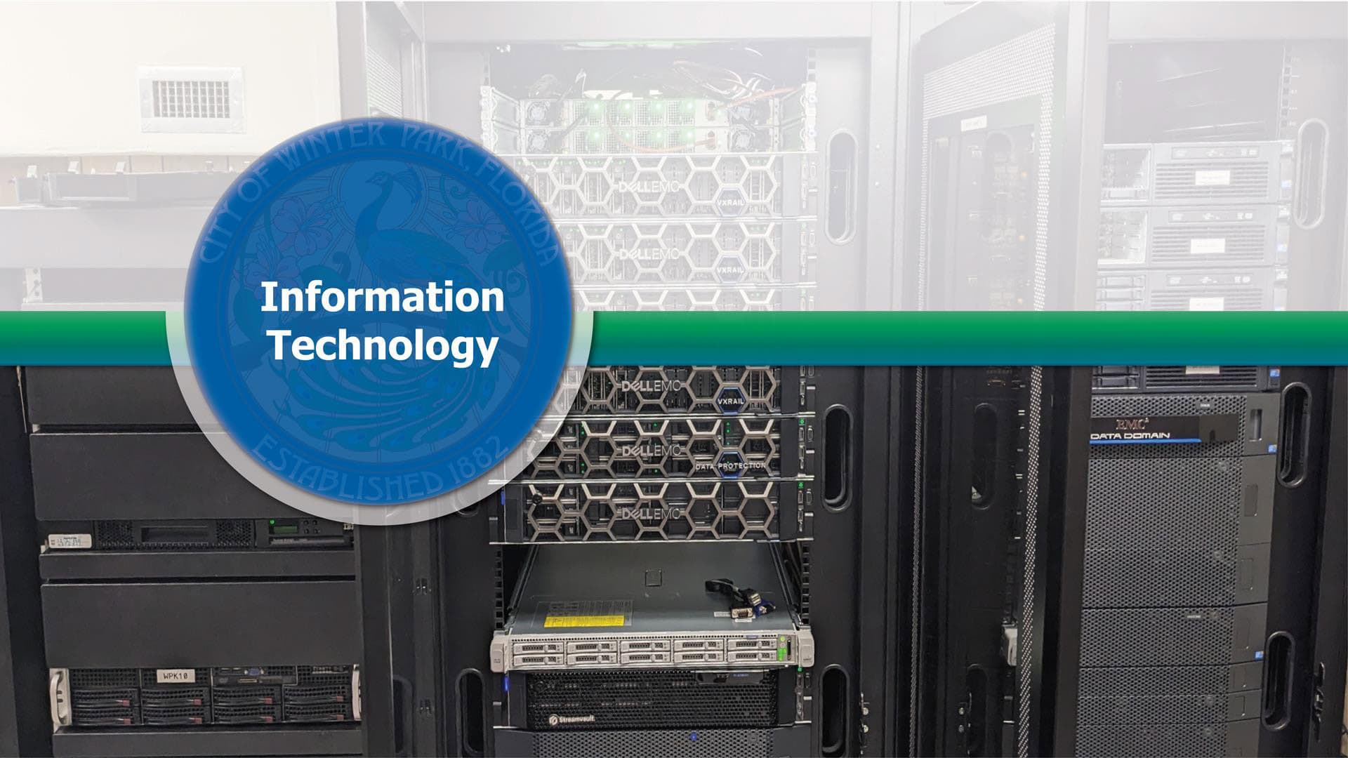 Information Technology Budget Presentation title page