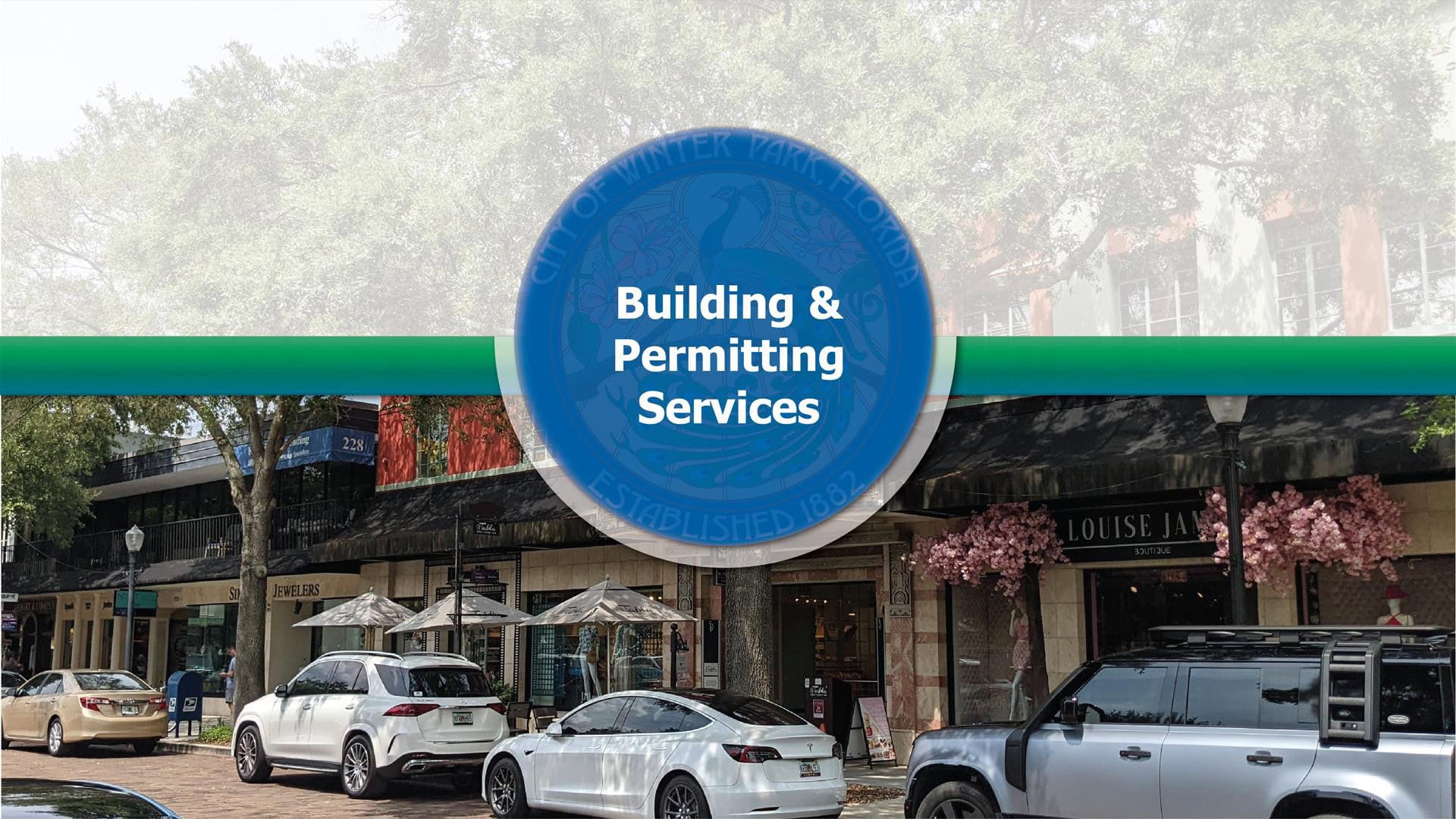 Building & Permitting Services Budget Presentation title page