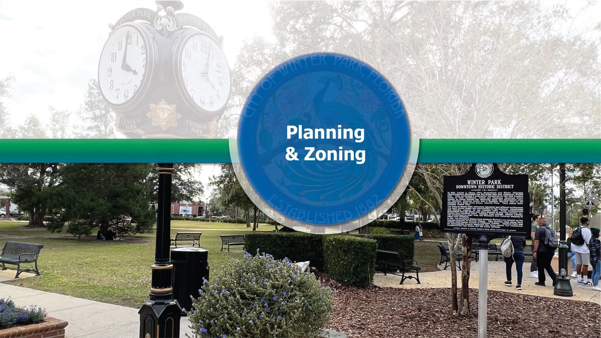 Planning & Zoning Budget Presentation title page