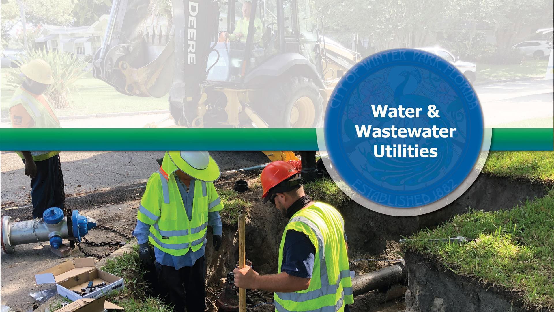 Water & Wastewater Utilities Budget Presentation title page