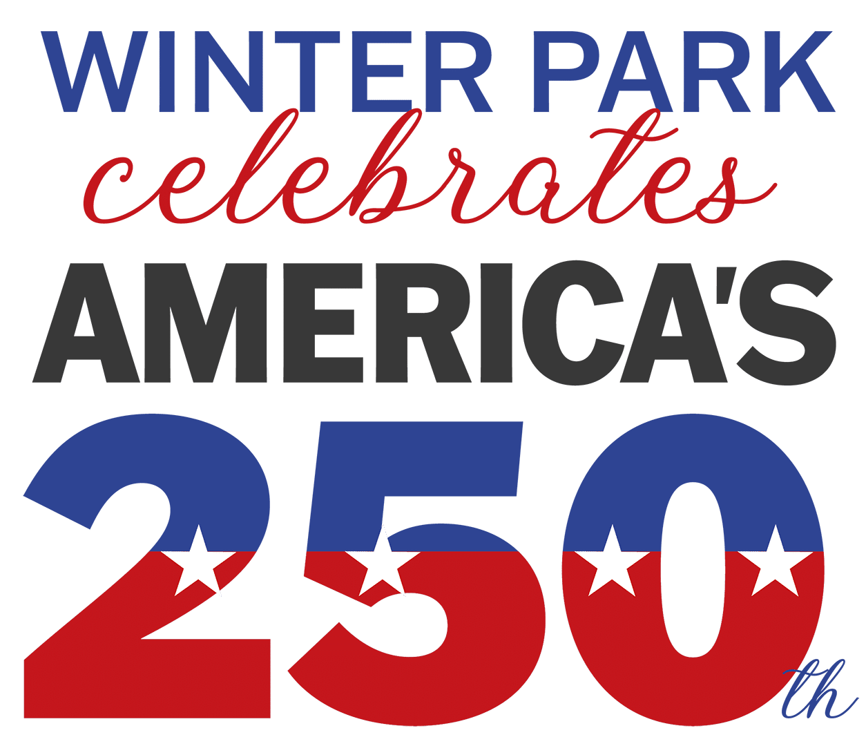 Winter Park celebrates America 250 logo