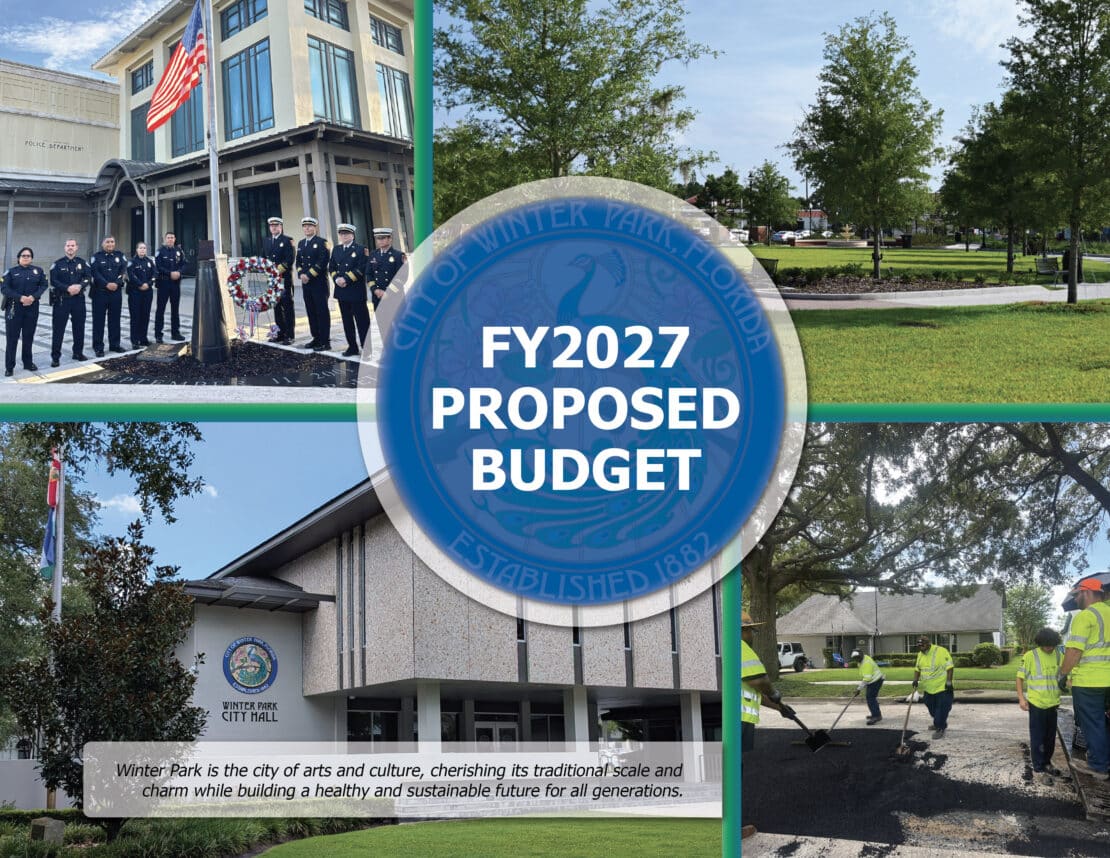 FY2027 Proposed Budget Presentation title page